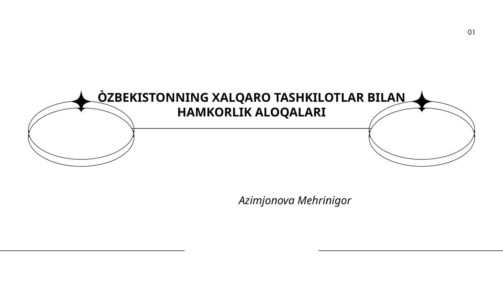 O‘zbekistonning Xalqaro Tashkilotlar bilan Hamkorlik Aloqalari 1