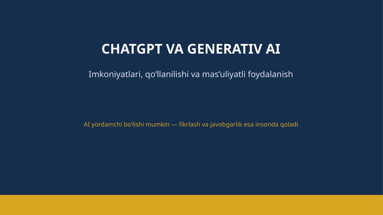 Generativ sun’iy intellekt 1