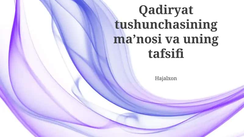 Qadriyatlar tushunchasining mohiyati 1