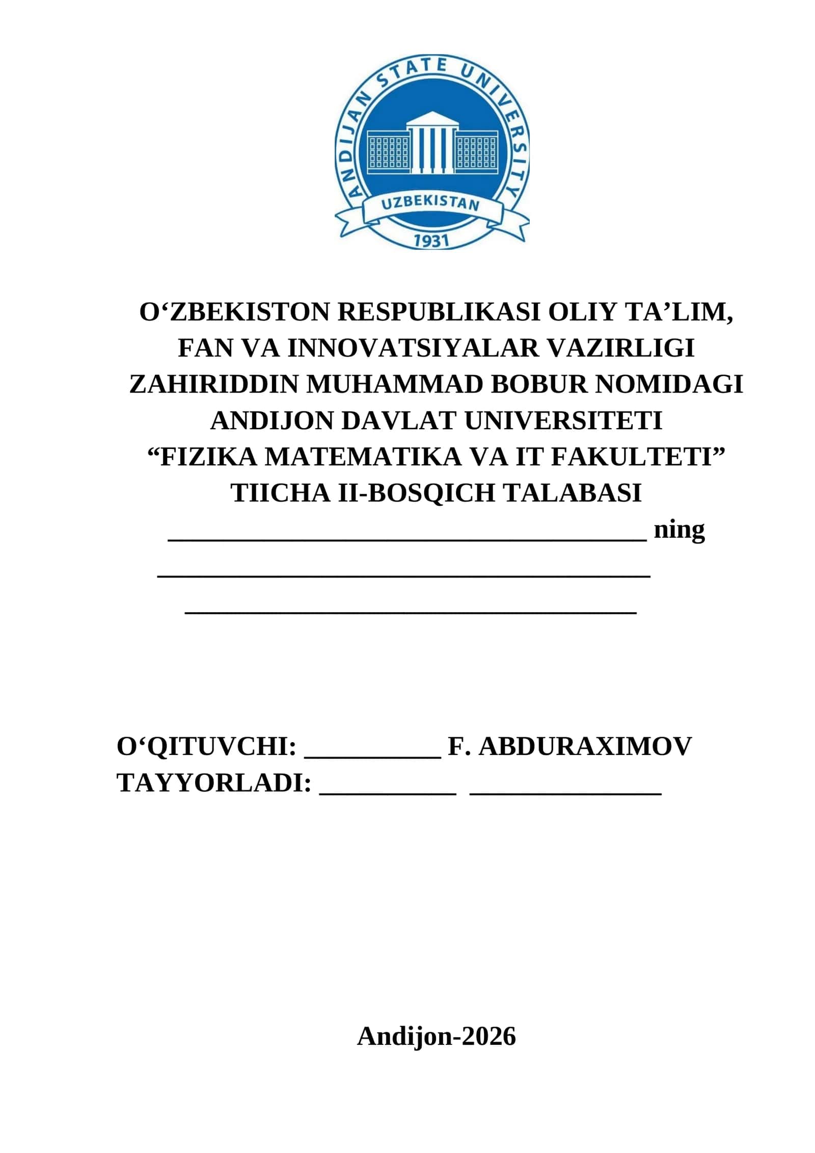FIZIKA MATEMATIKA VA IT FAKULTETI 1