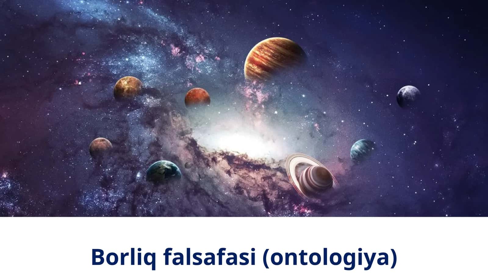 Borliq Falsafasi 1