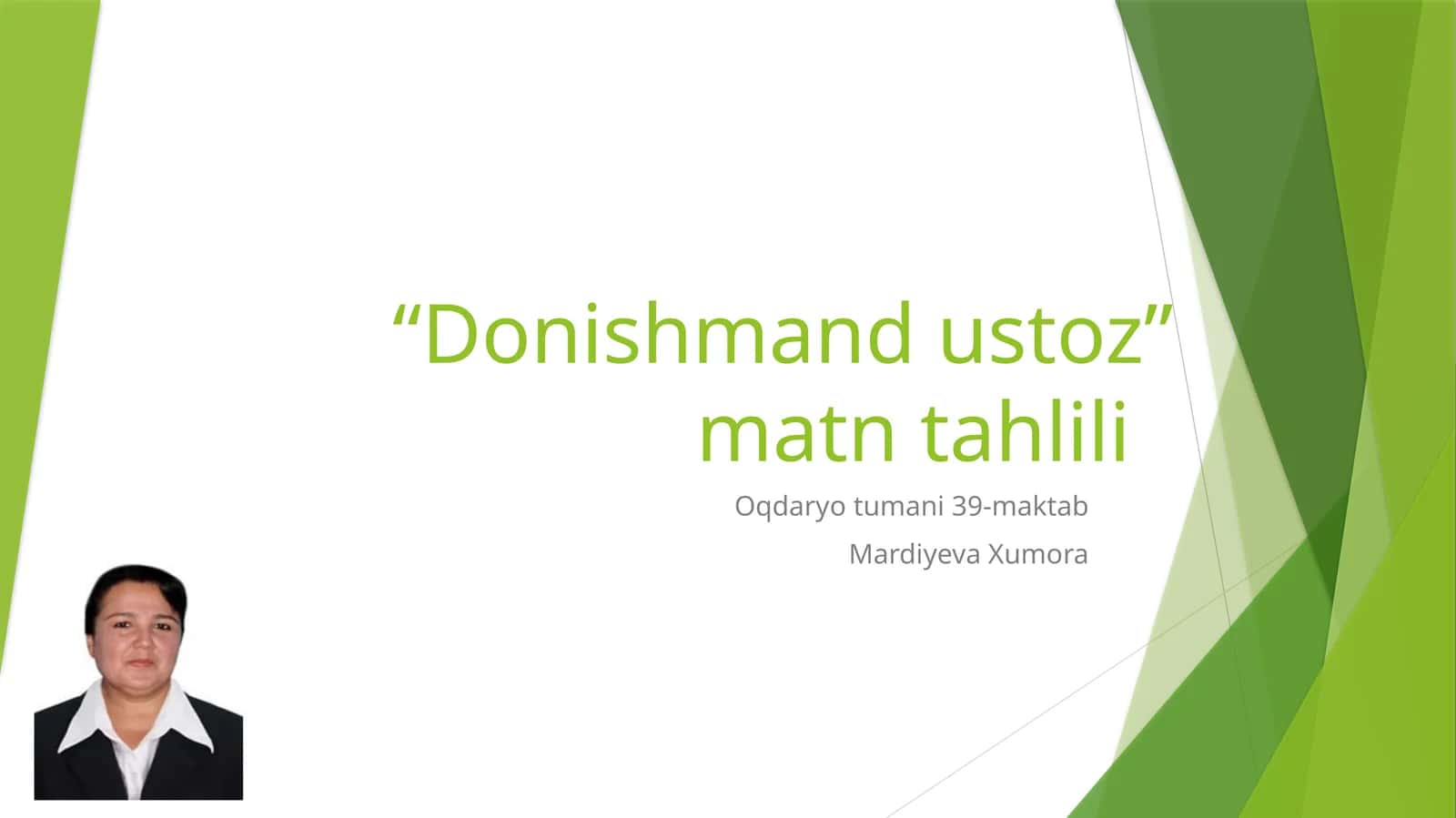 Donishmand ustoz 1