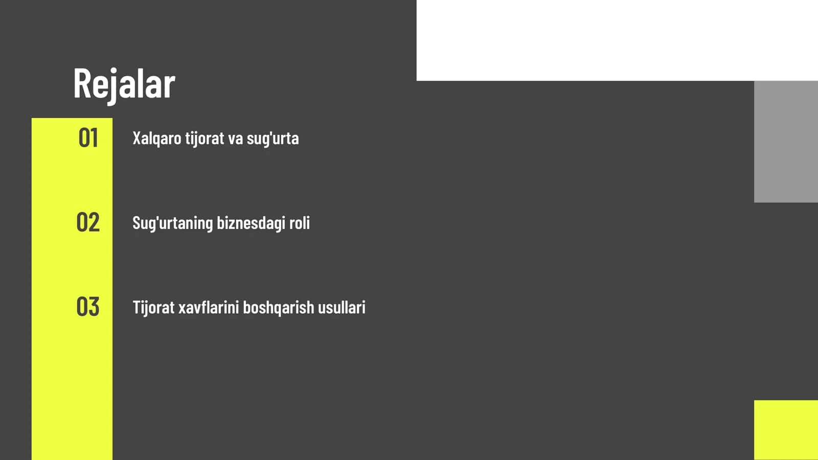 Xalqaro tijorat asoslari 1
