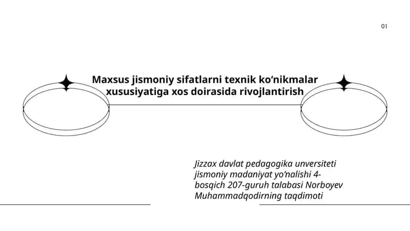 Maxsus jismoniy sifatlarni texnik ko‘nikmalar xususiyatiga xos doirasida rivojlantirish 1
