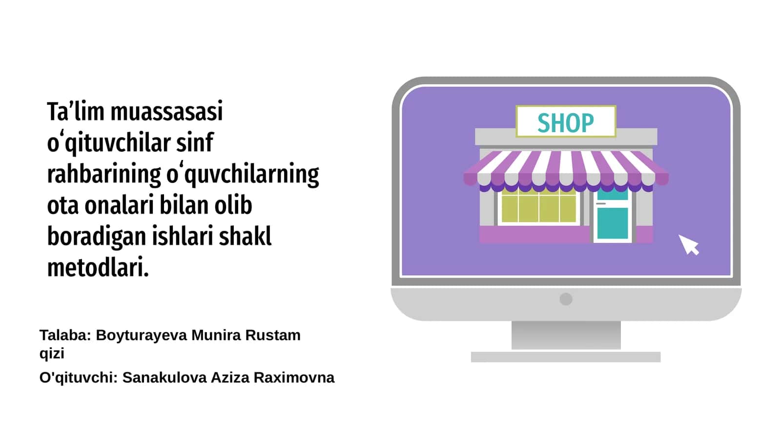 Sinf Rahbarining oʻquvchilarning Ota-onalari bilan Olib boradigan Ishlari 1