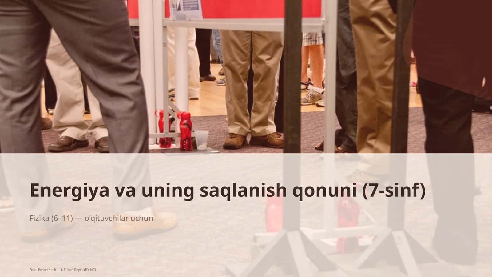 Energiya va uning saqlanish qonuni (7-sinf) 1