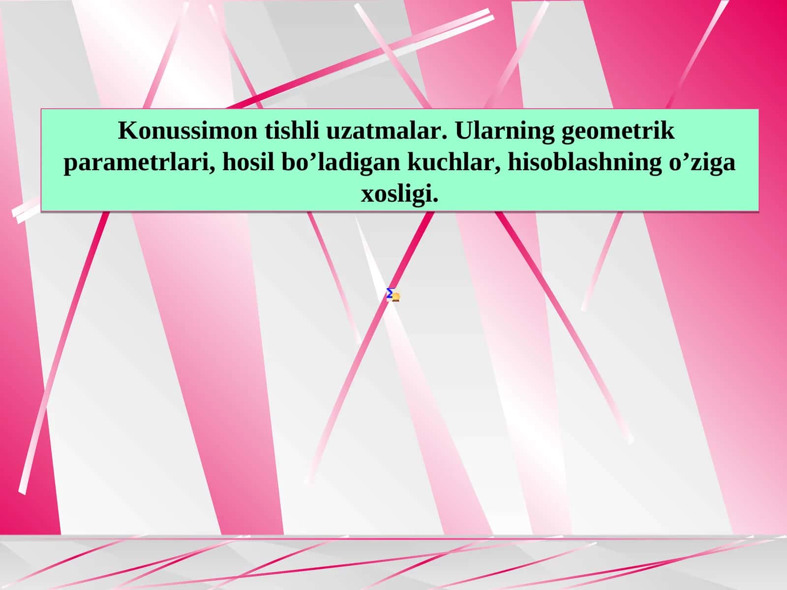 Konussimon tishli uzatmalar 1