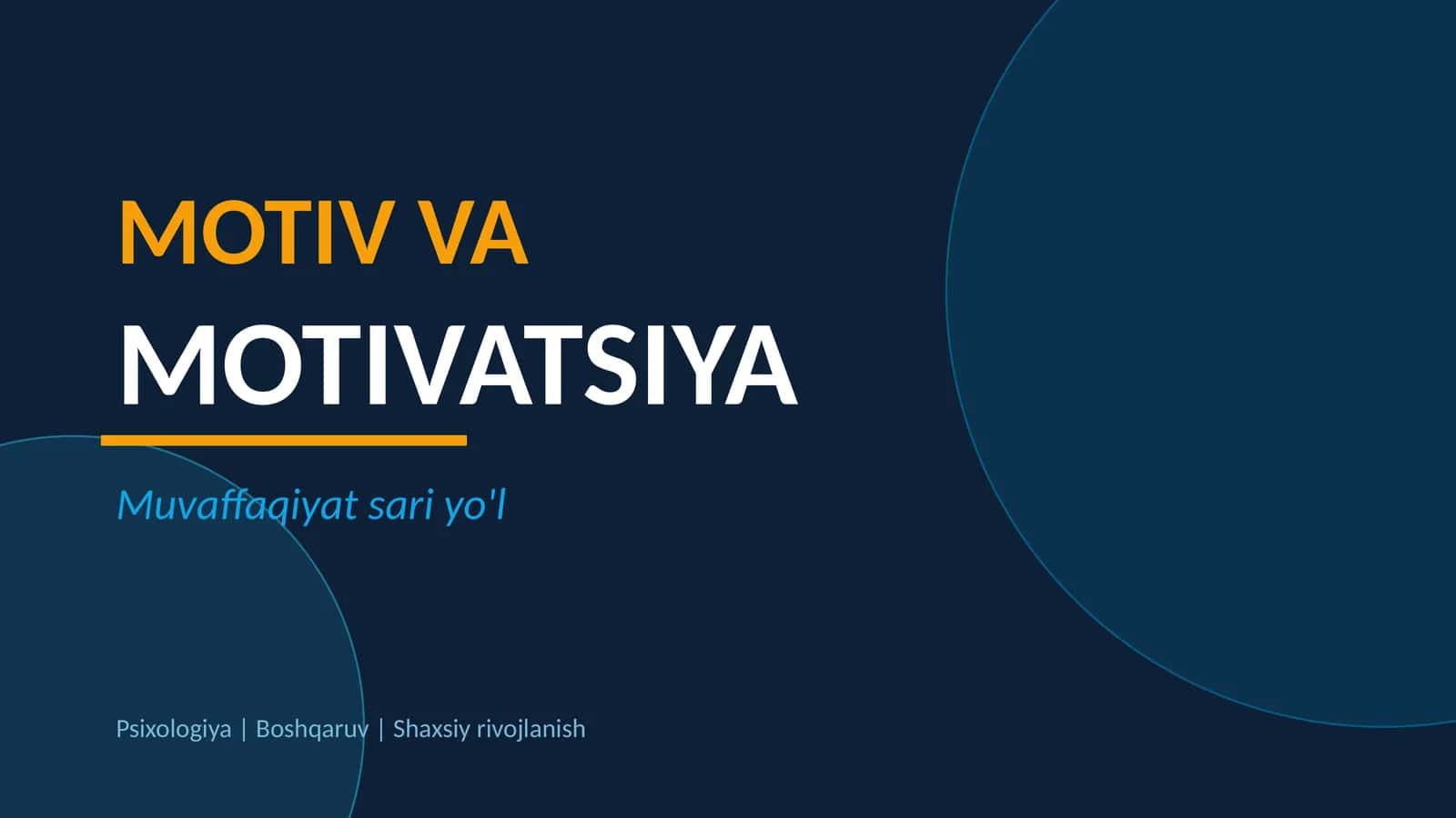 MOTIV VA 1