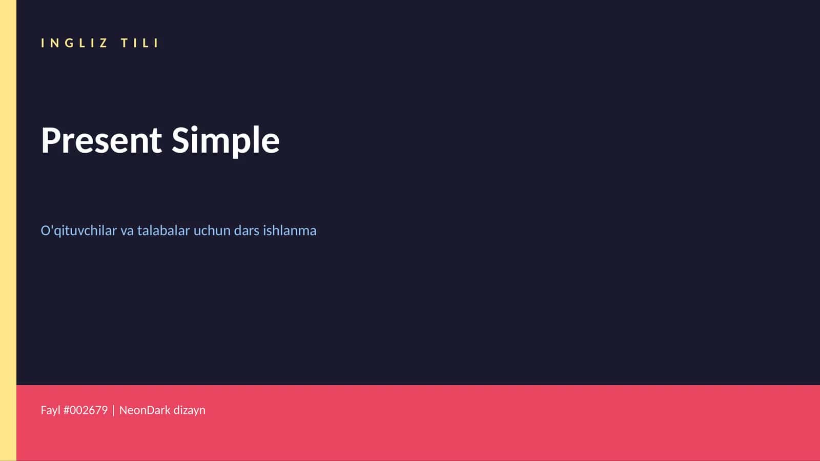 Present Simple 1