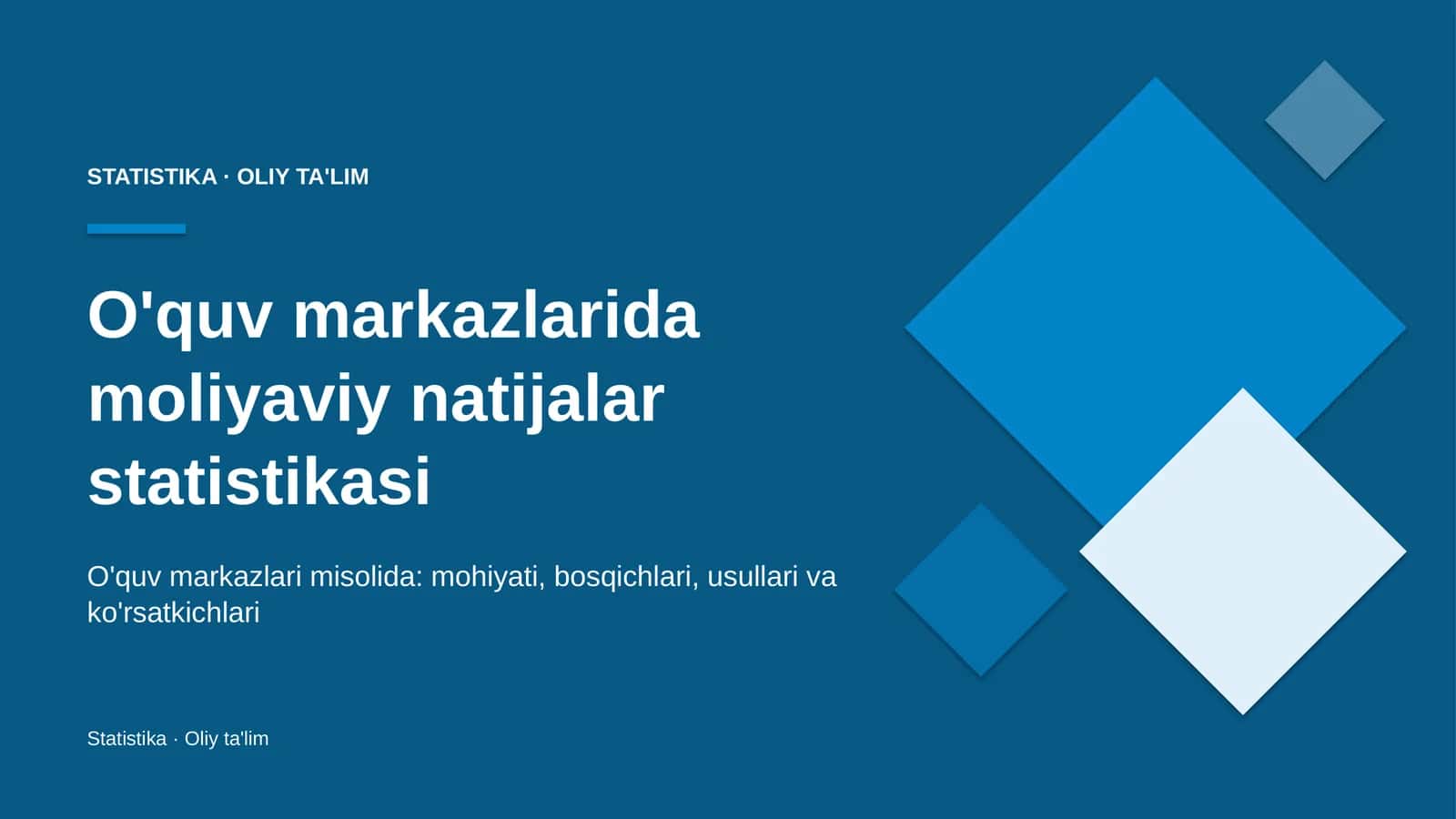 o'quv markazlarida moliyaviy natijalar statistikasi 3242 1
