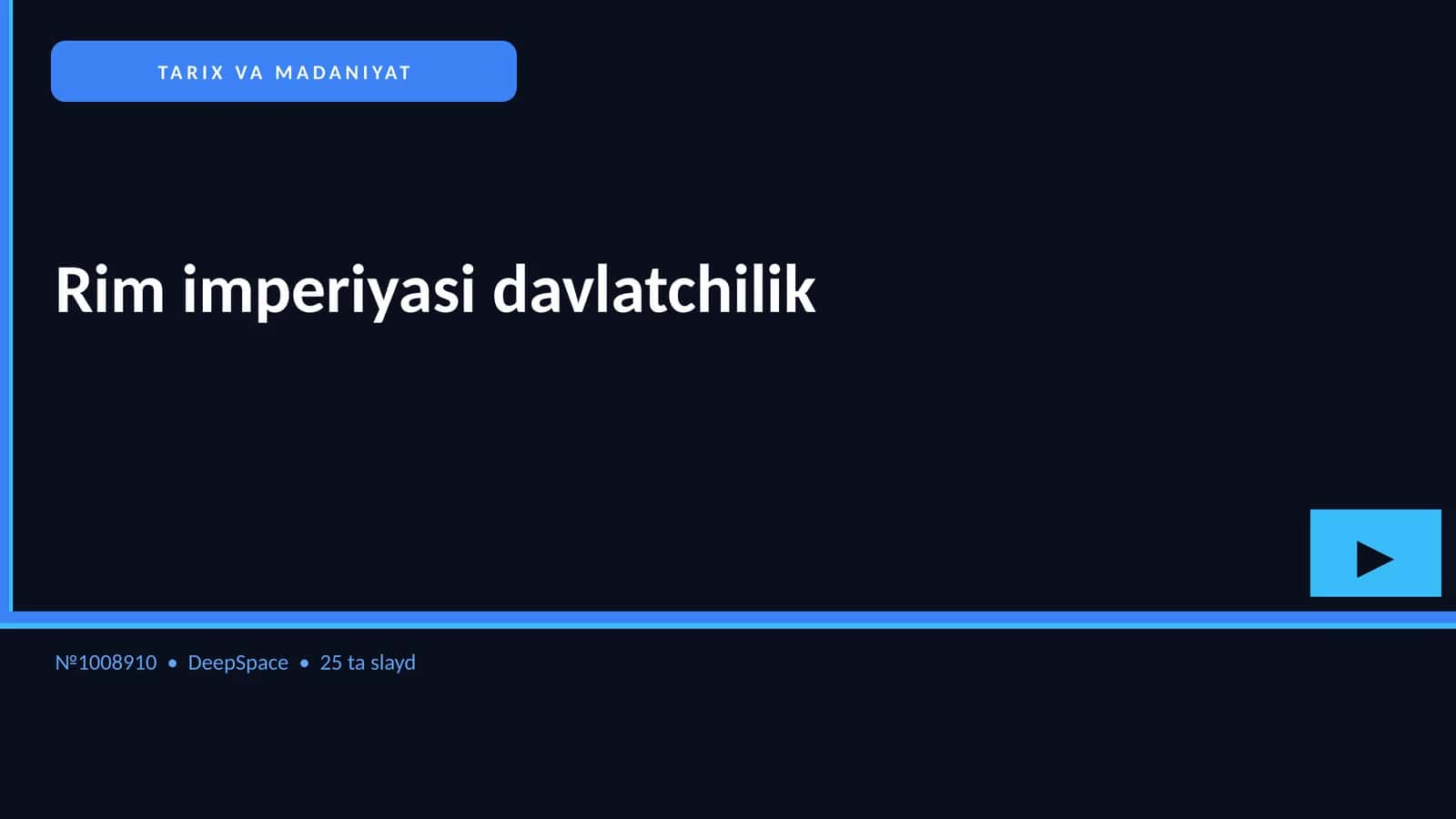 Rim imperiyasi davlatchilik 1