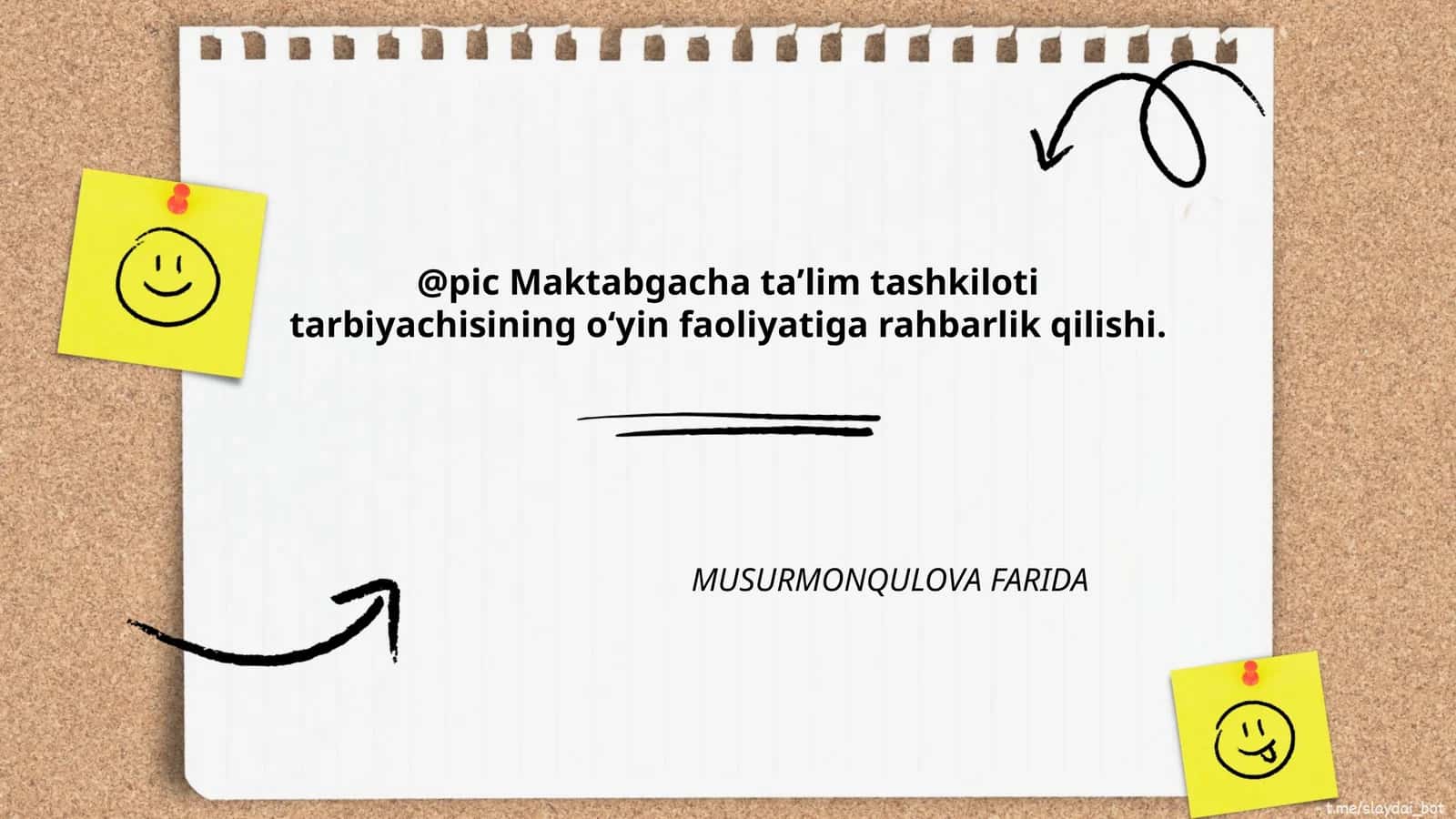 O‘yin faoliyati 1