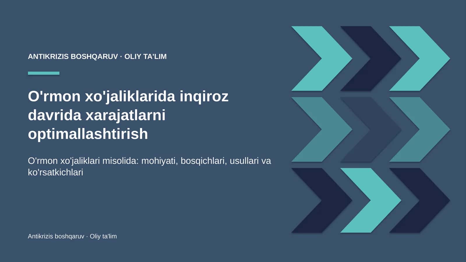 o'rmon xo'jaliklarida inqiroz davrida xarajatlarni optimallashtirish 4323 1