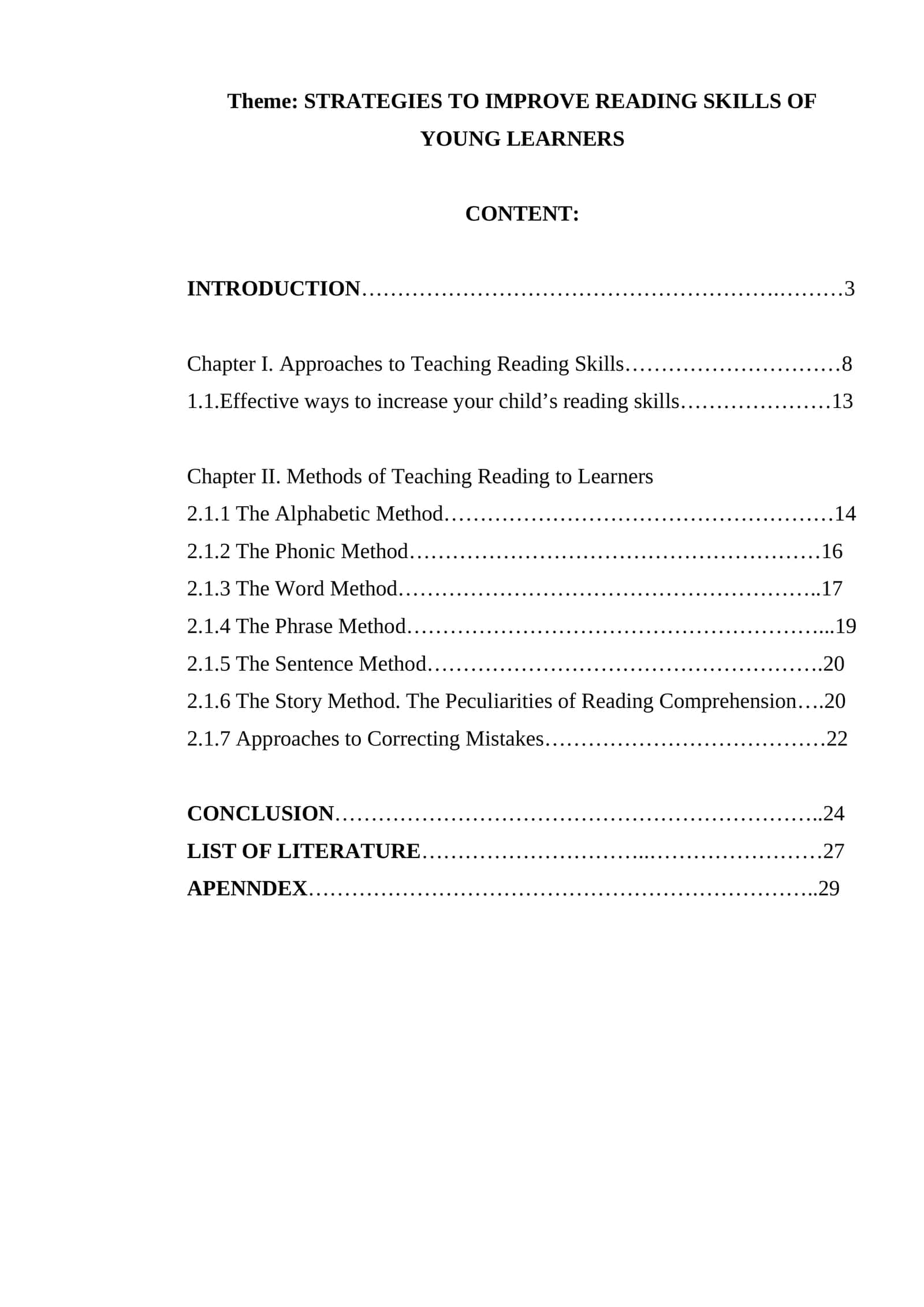 STRATEGIES TO IMPROVE READING SKILLS OF YOUNG LEARNERS 1