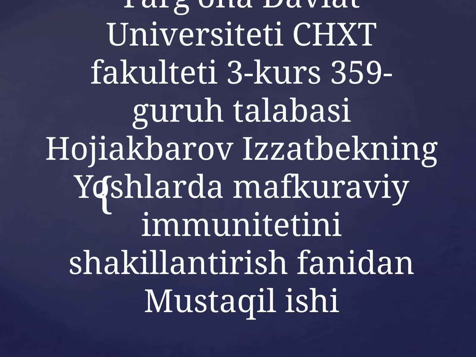 Mustaqillik yillarida ma'naviyat va madaniyatga munosabat 1