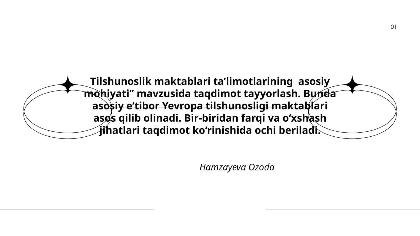 Tilshunoslik maktablari ta’limotlarining asosiy mohiyati 1
