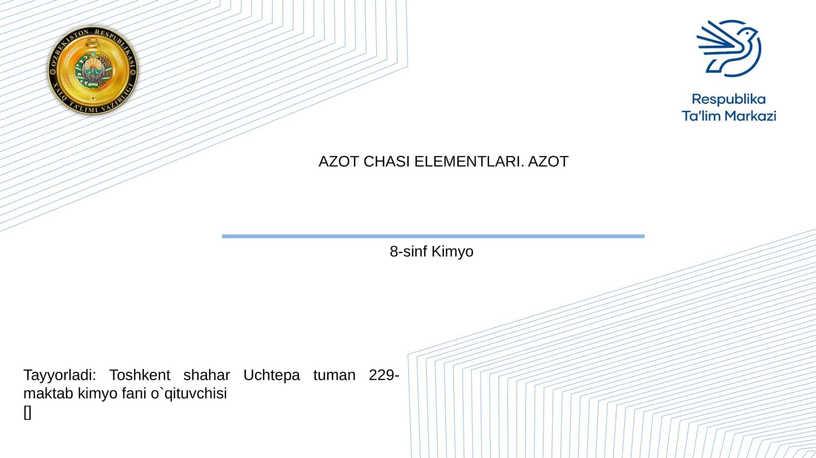 AZOT CHASI ELEMENTLARI 1