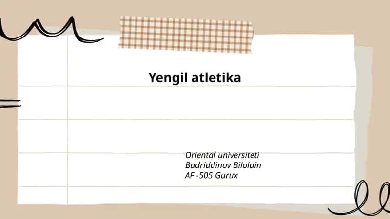 Yengil atletika 1