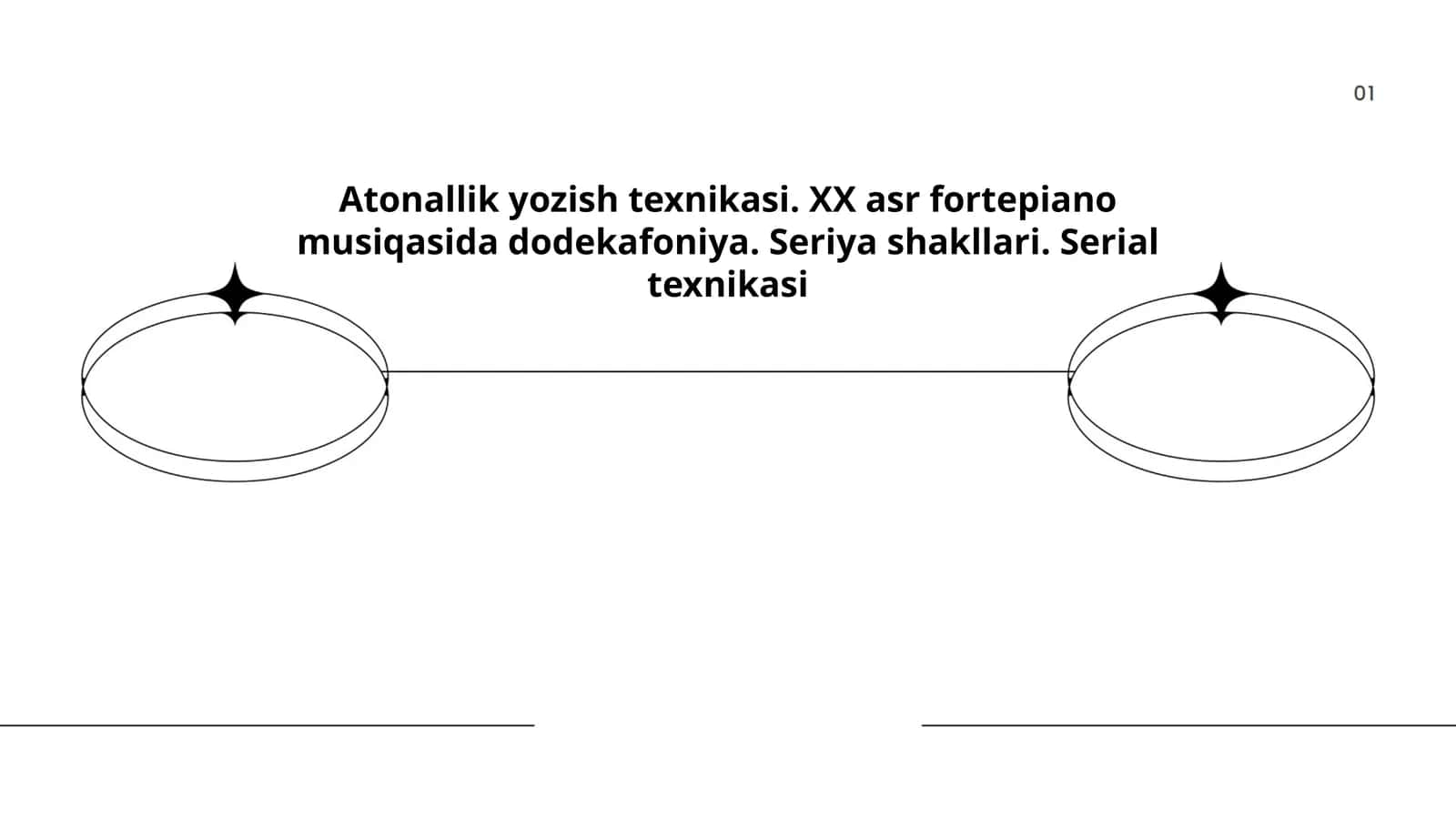 Atonallik yozish texnikasi. XX asr fortepiano musiqasida dodekafoniya. Seriya shakllari. Serial texnikasi 1