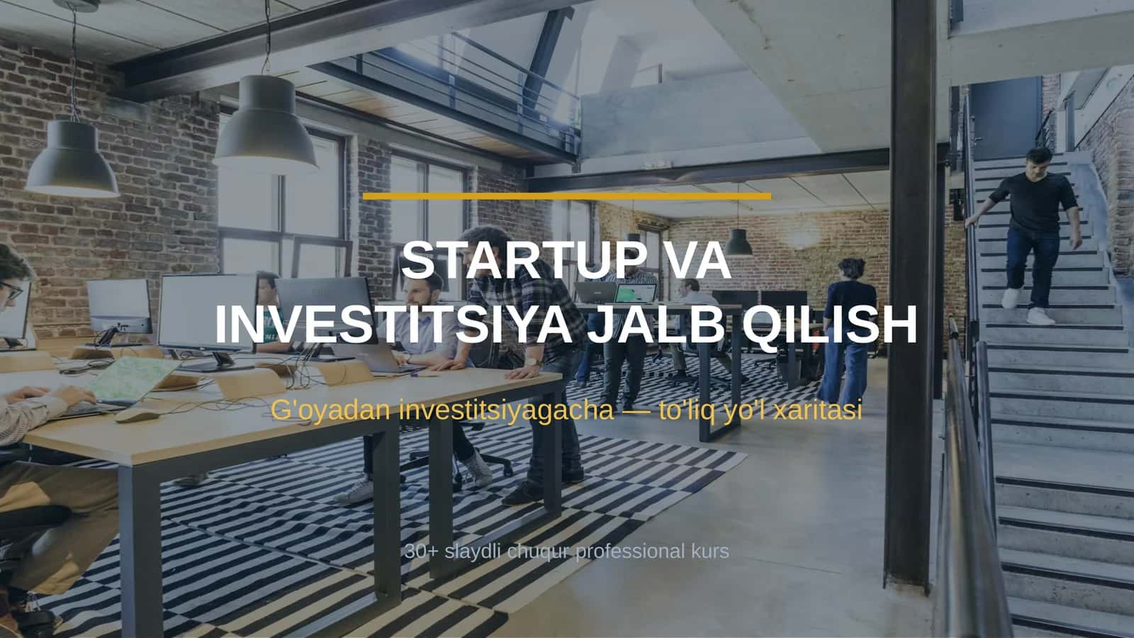 STARTUP VA INVESTITSIYA JALB QILISH 1