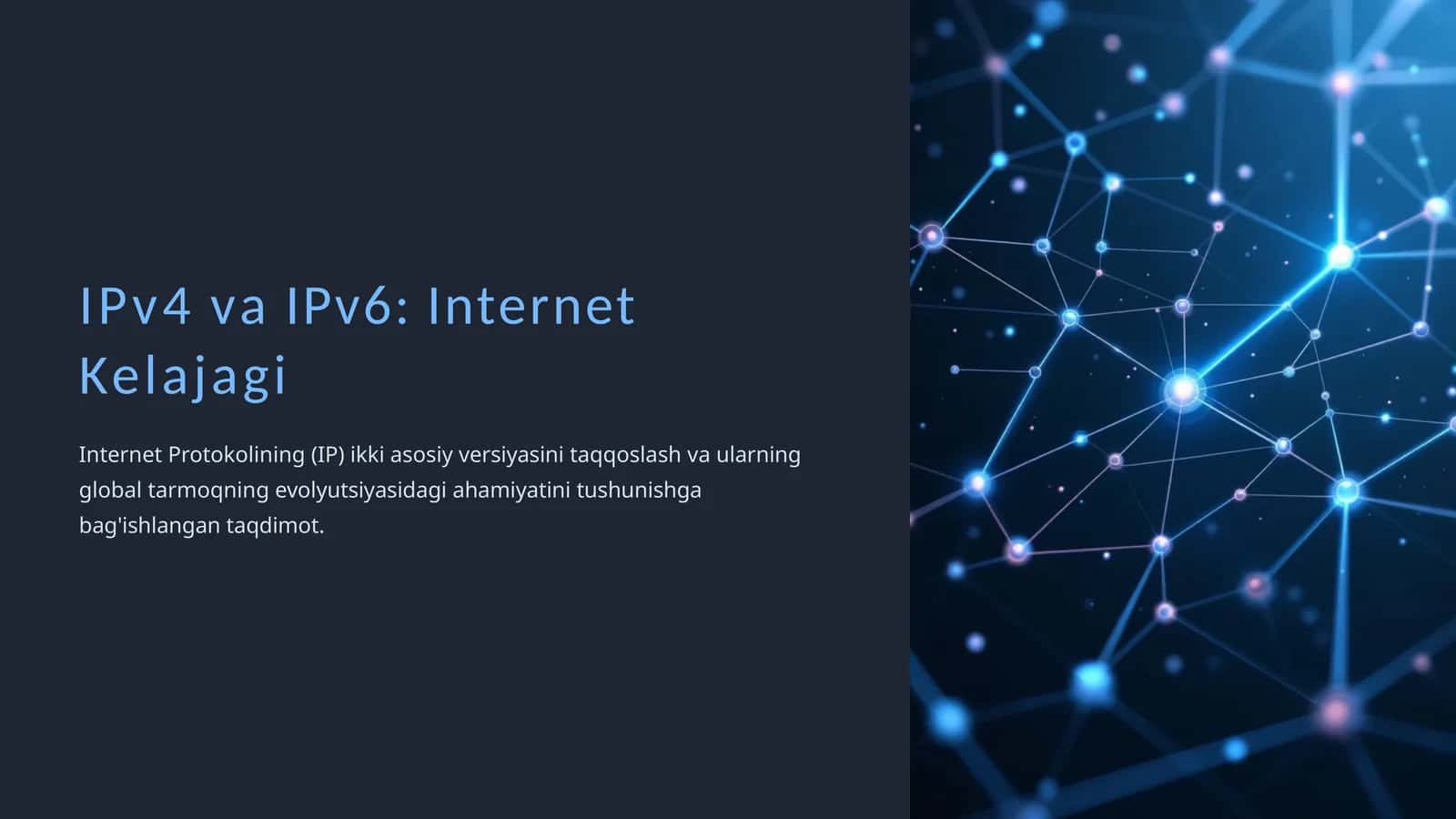 IPv4 va IPv6: Internet Kelajagi 1
