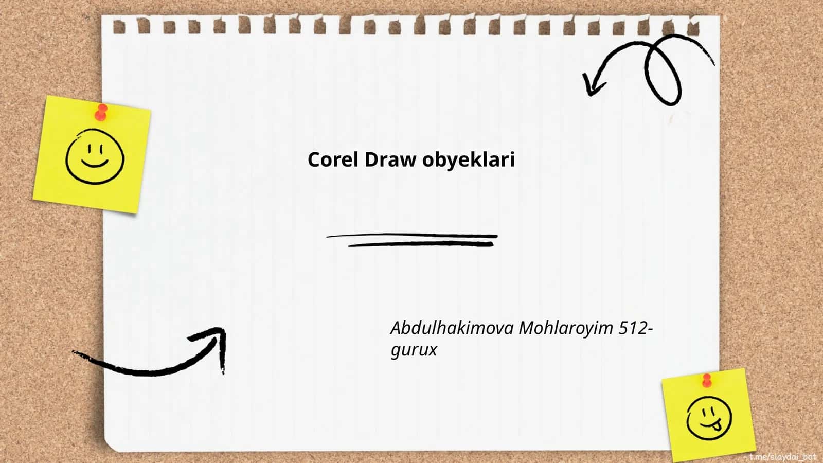 Corel Draw obyeklari 1