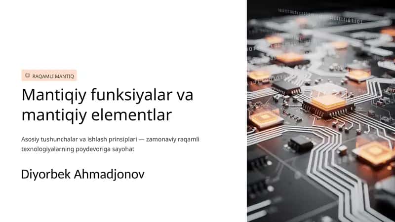 RAQAMLI MANTIQ 1