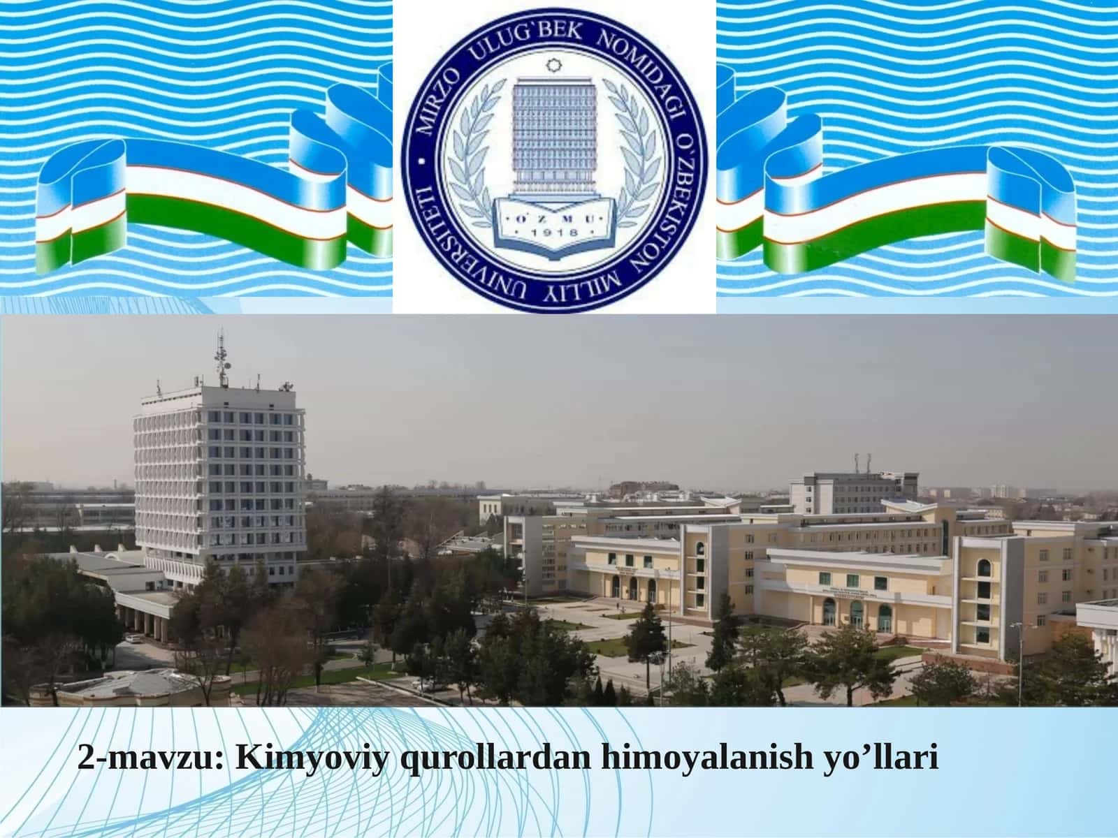 Kimyoviy qurollaridan himoyalash yo'llari 1