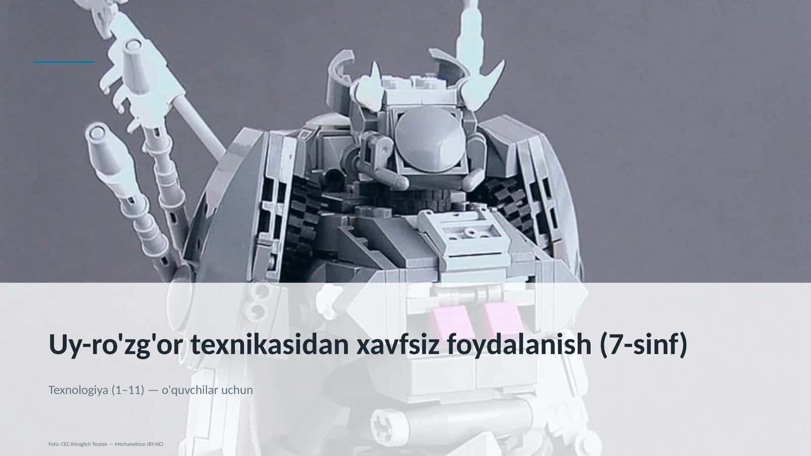 Uy-ro'zg'or texnikasidan xavfsiz foydalanish (7-sinf) 1