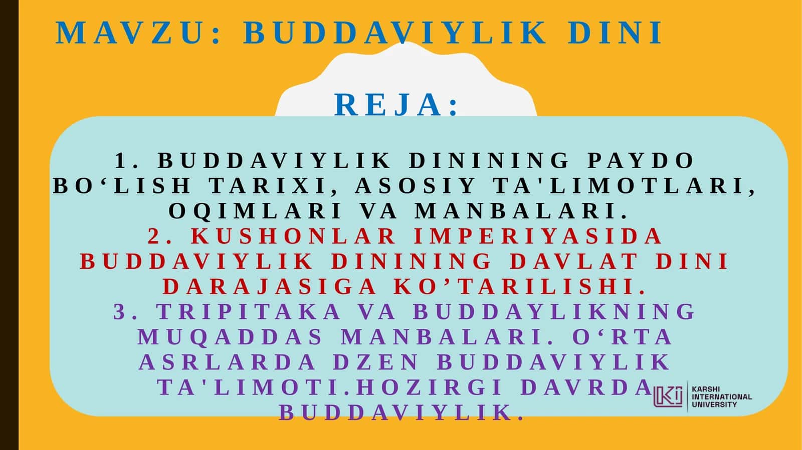 BUDDAVIYLIK DINI 1