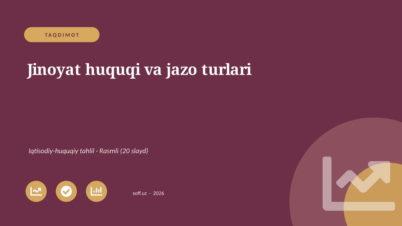 Jinoyat huquqi va jazo turlari 1