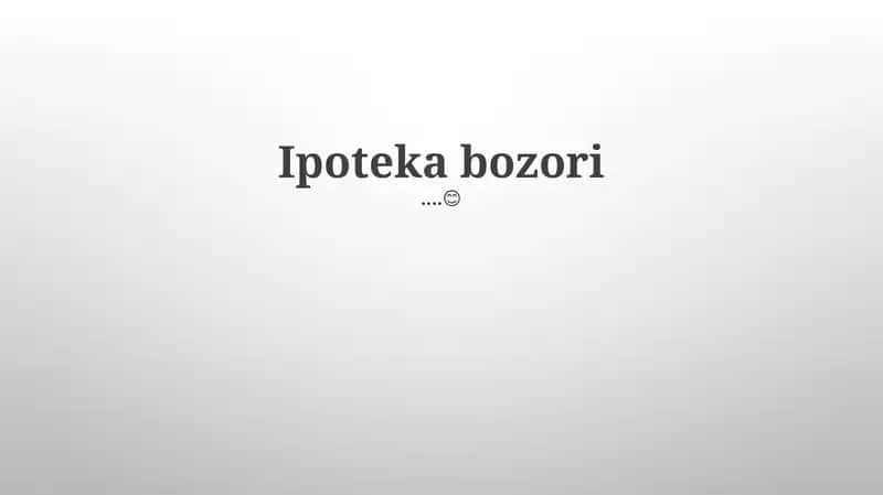 Ipoteka bozori 1