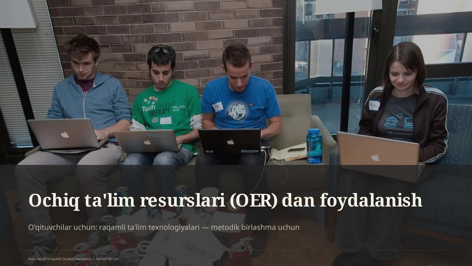 Ochiq ta'lim resurslari (OER) dan foydalanish 1