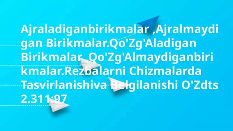 Ajraladigan bo'g'inlar 1