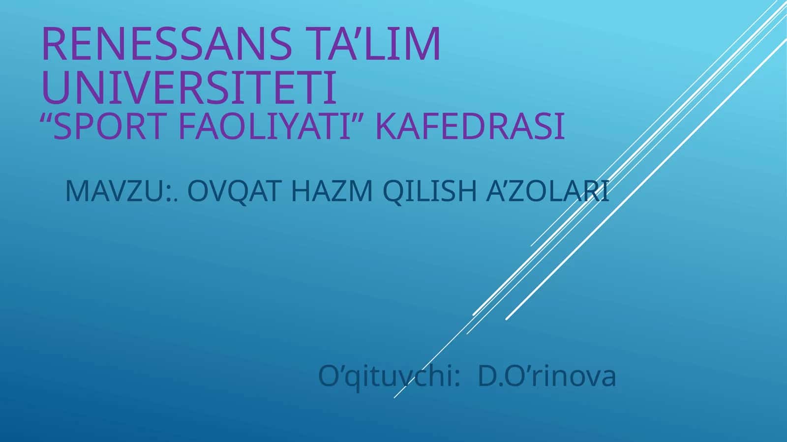 OVCAT HAZM QILISH A’ZOLARI 1
