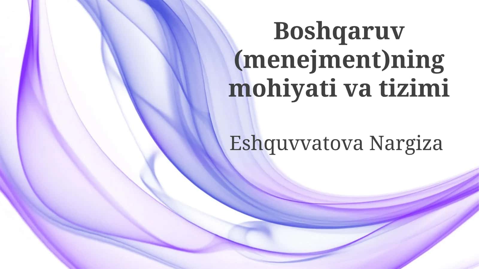 Rahbariyatning Asosiy Vazifalari 1