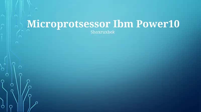 IBM Power10 1