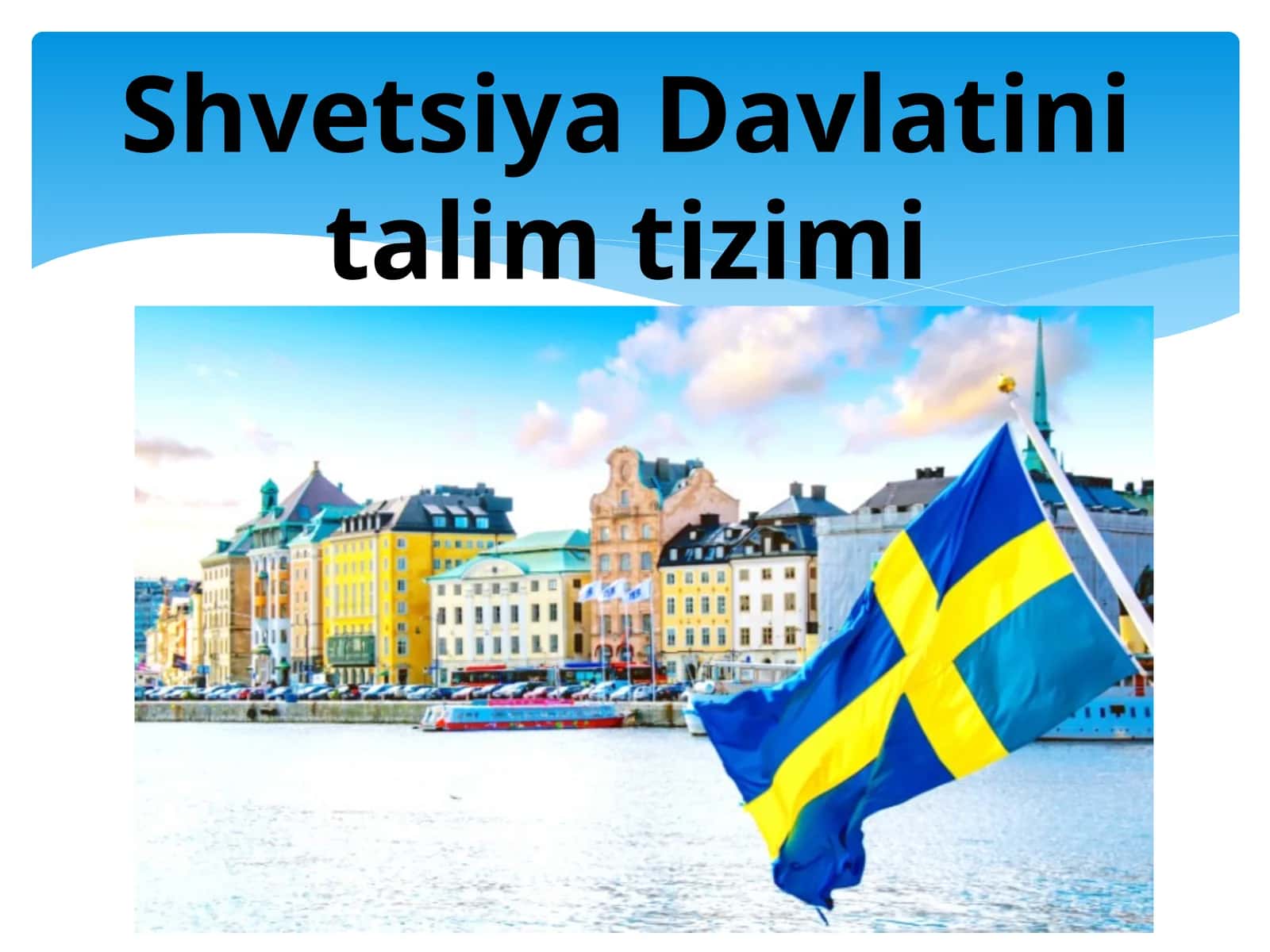 Shvetsiya Davlatini talim tizimi 1
