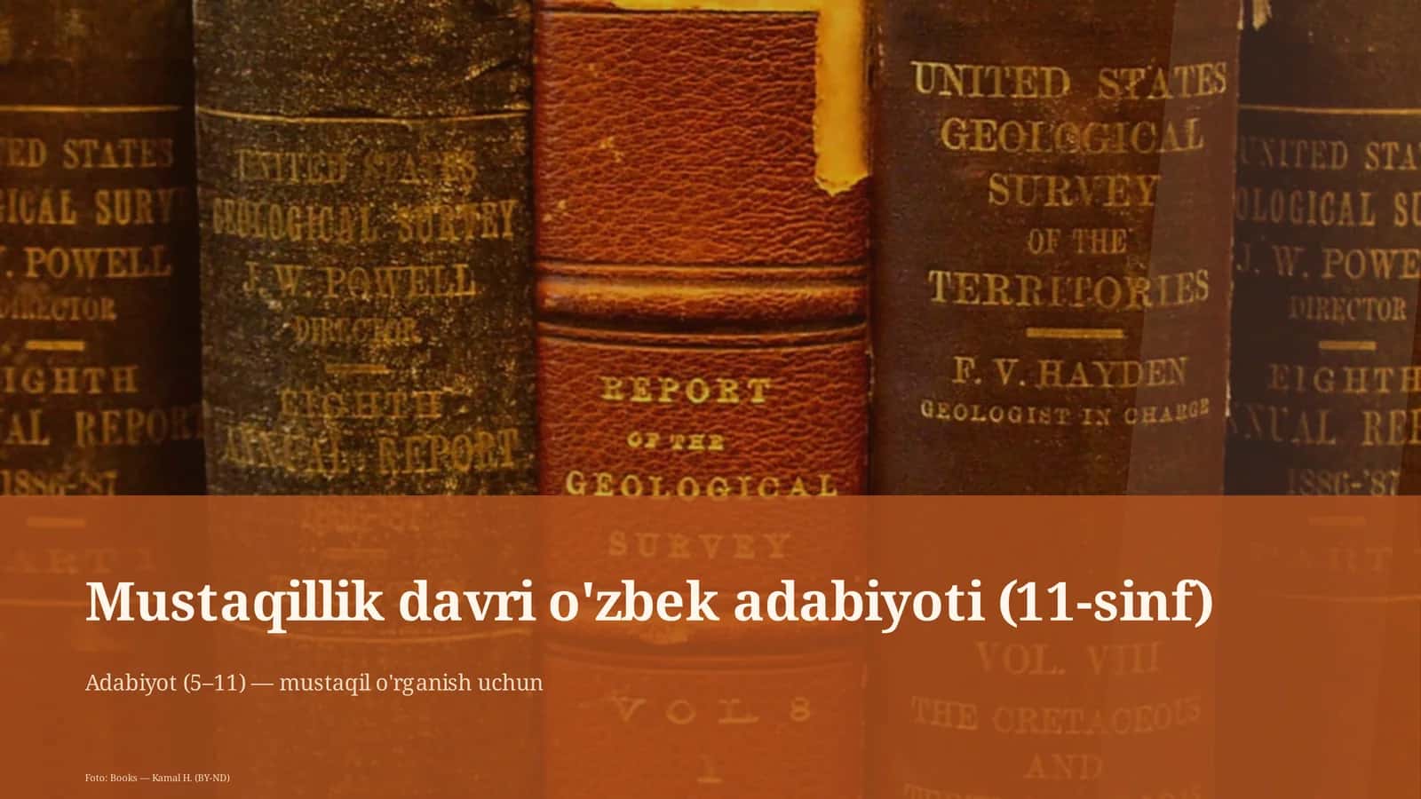 Mustaqillik davri o'zbek adabiyoti (11-sinf) 1