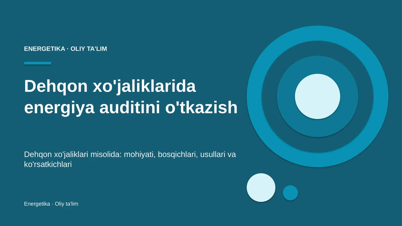 dehqon xo'jaliklarida energiya auditini o'tkazish 8793 1