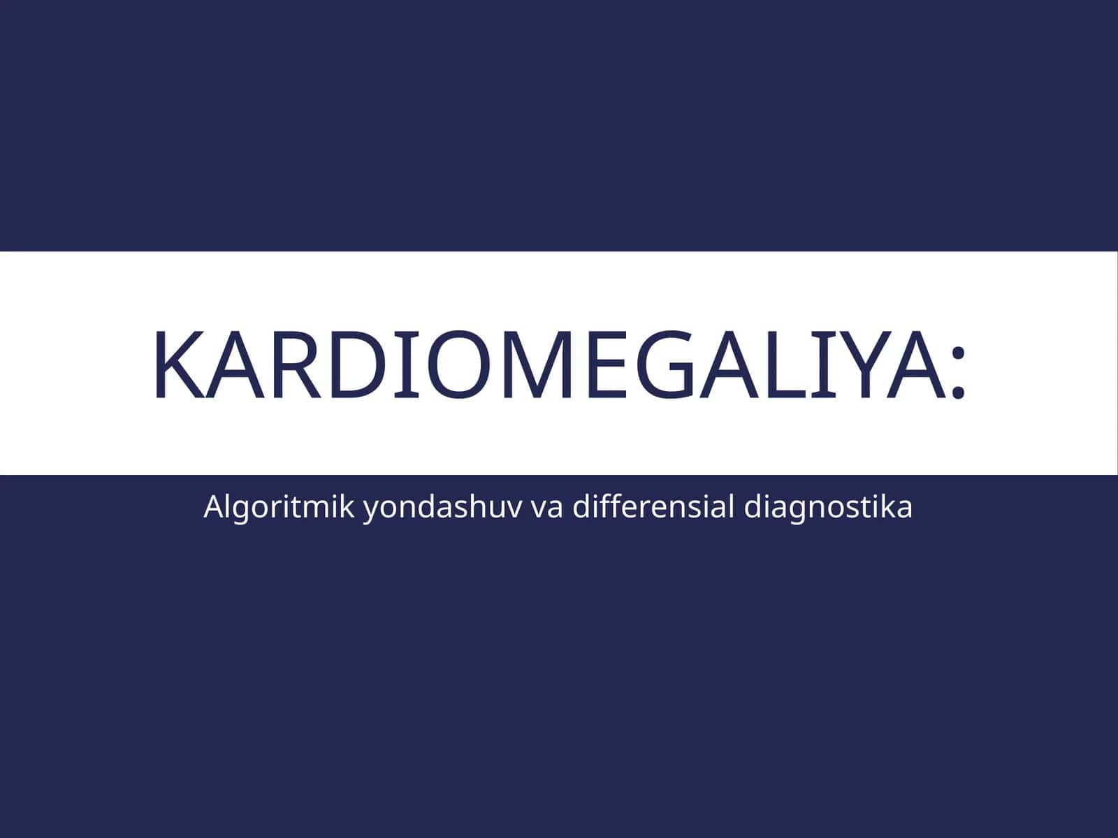 Kardiomegaliya 1