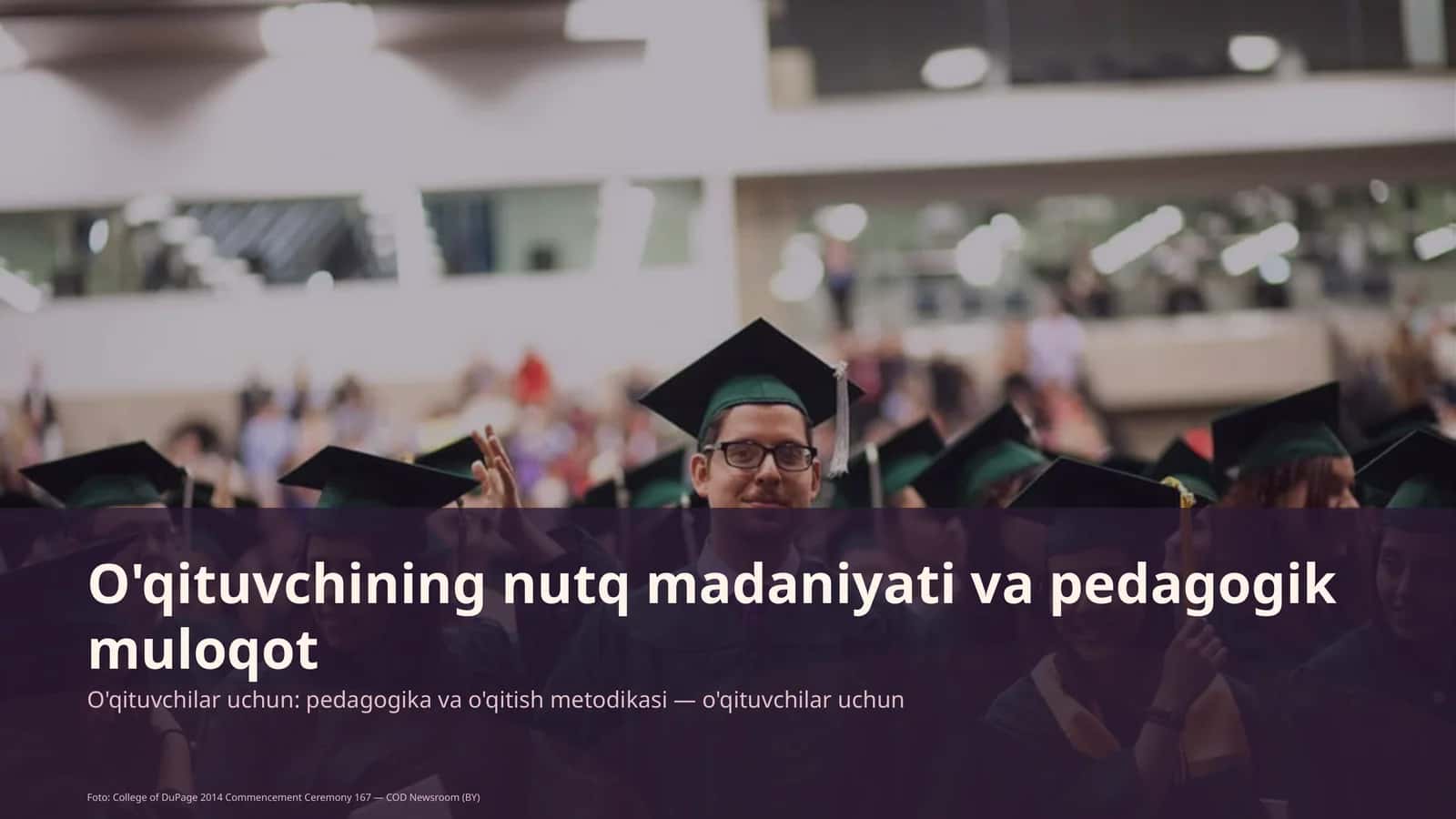 O'qituvchining nutq madaniyati va pedagogik muloqot 1