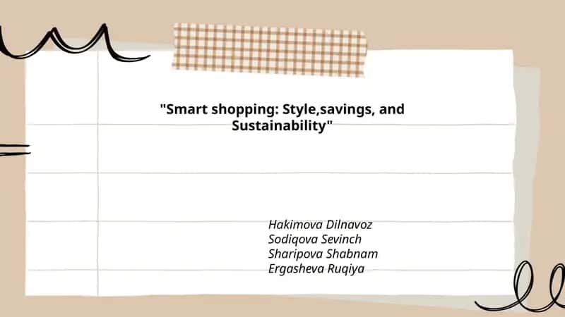 Smart Shopping 1