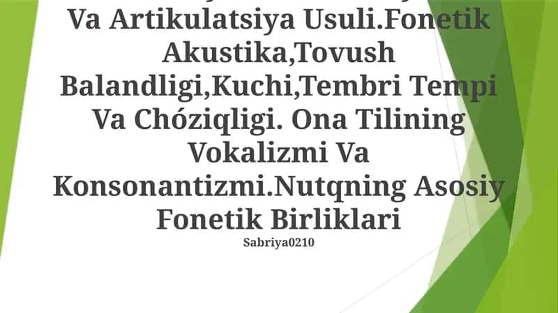 Artikulatsiya 1