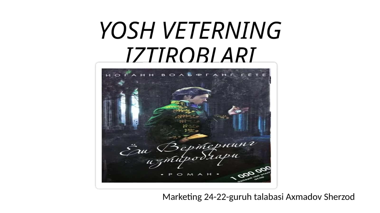 YOSH VETERNING IZTIROBLARI 1