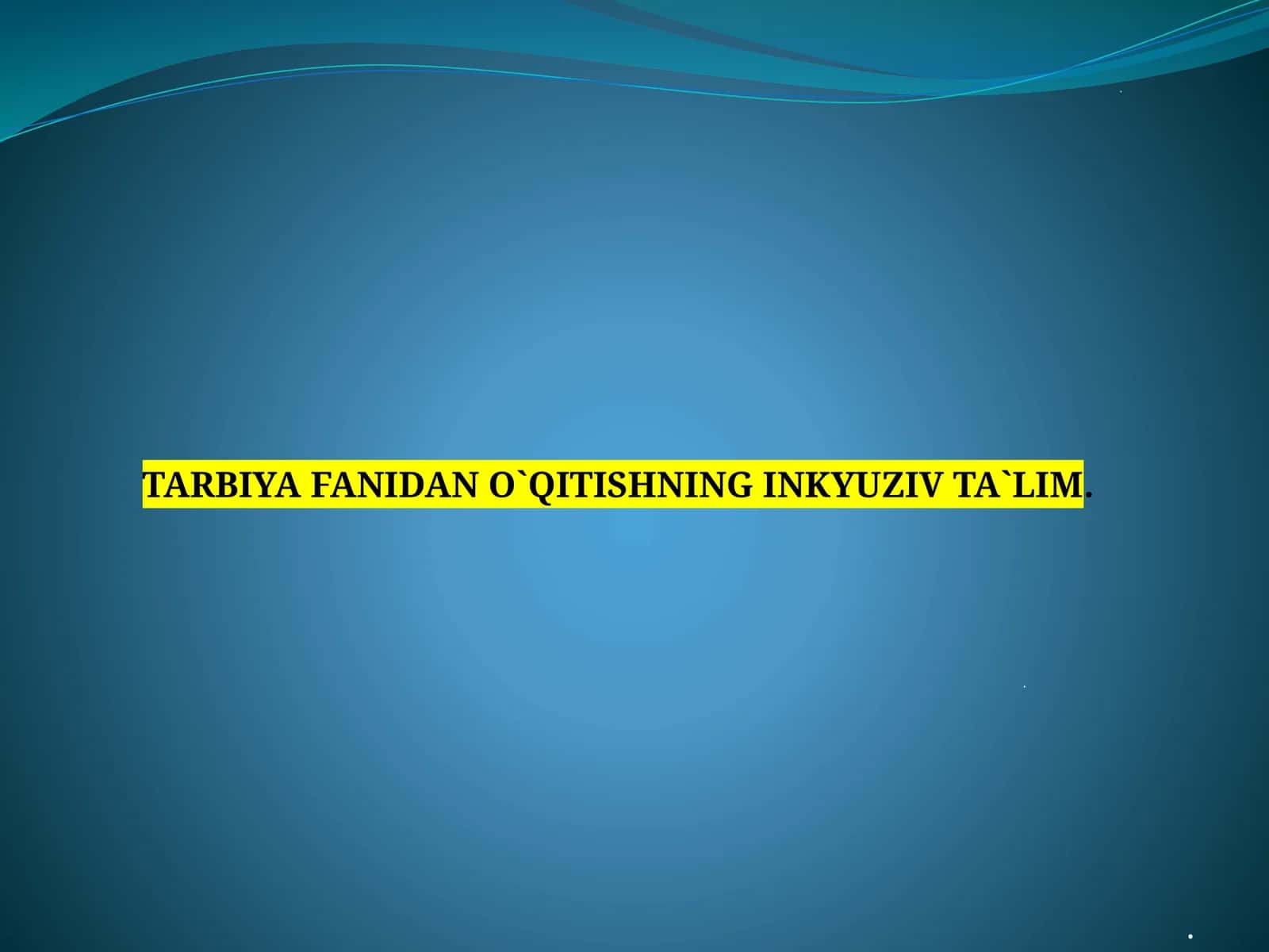 O`quv-tarbiya muassasalari 1