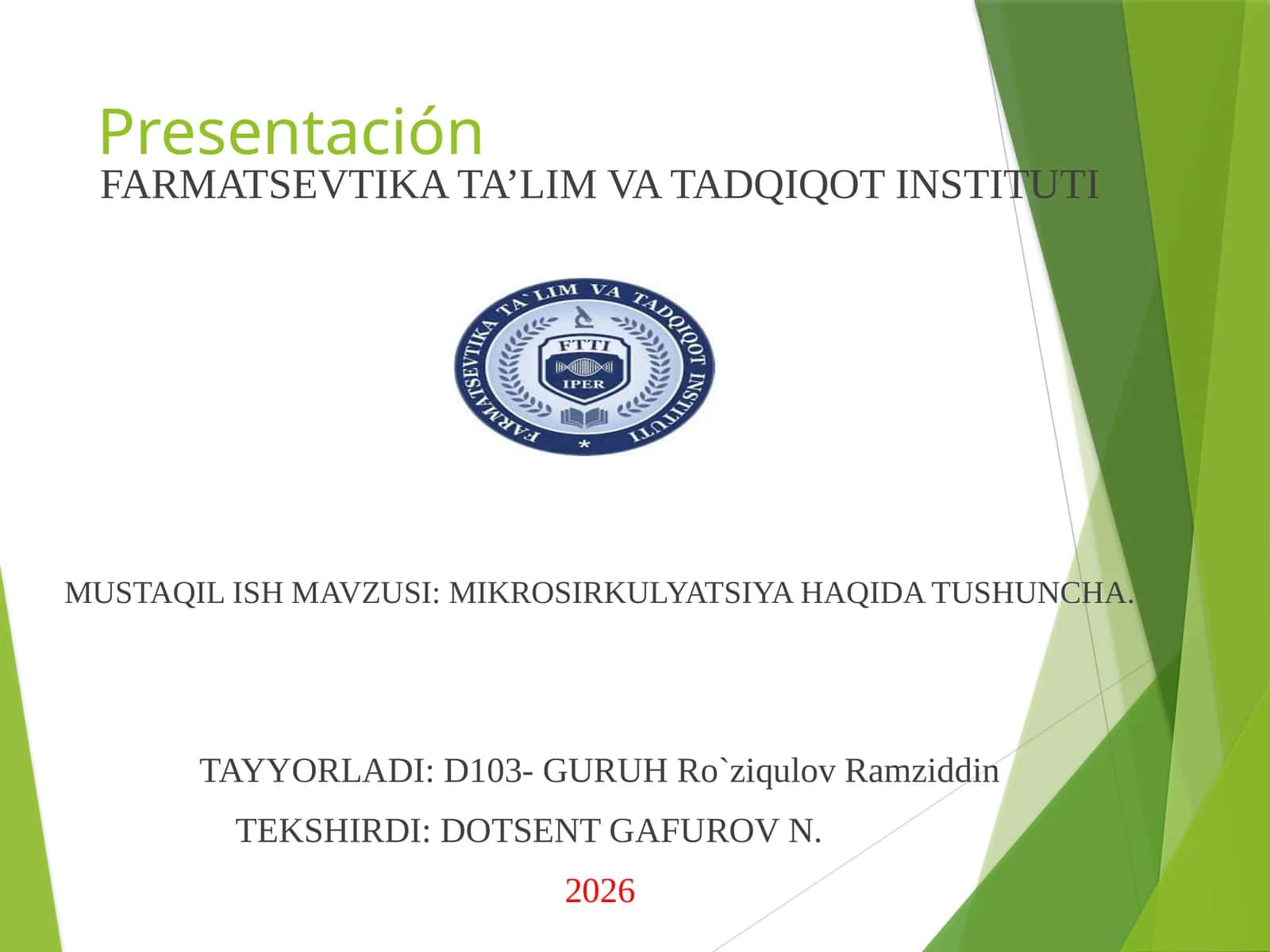 MIKROSIRKULYATSIYA HAQIDA TUSHUNCHA 1
