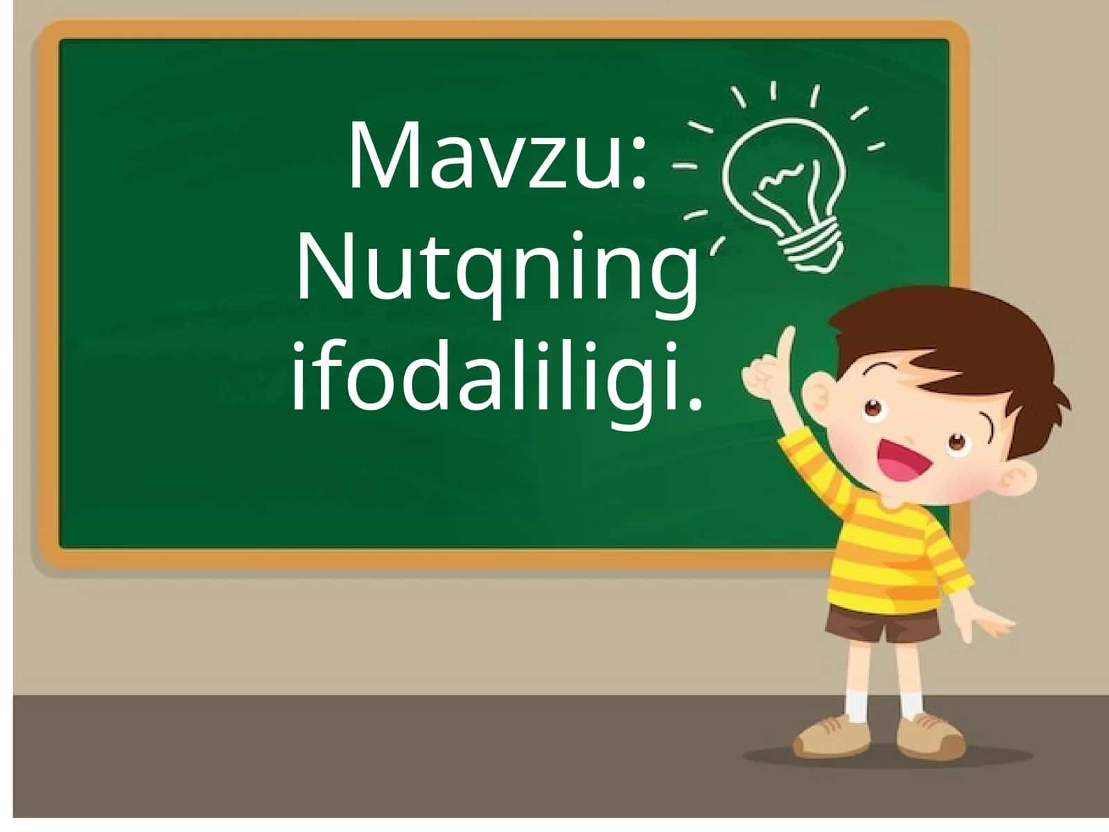 Nutqning ifodaliligi 1
