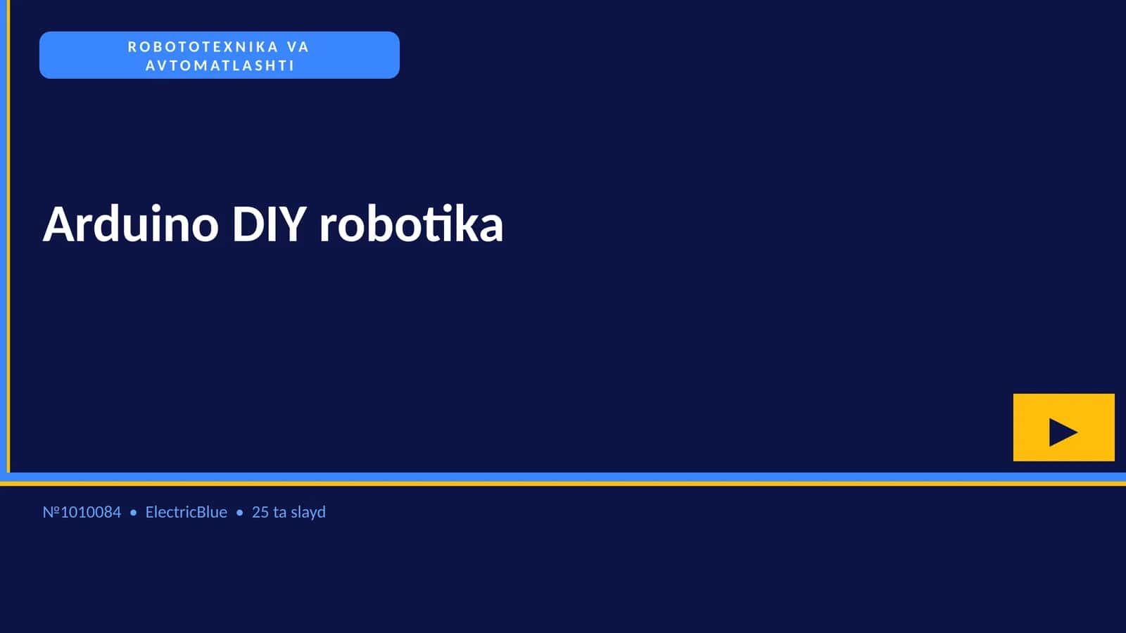 Arduino DIY robotika 1