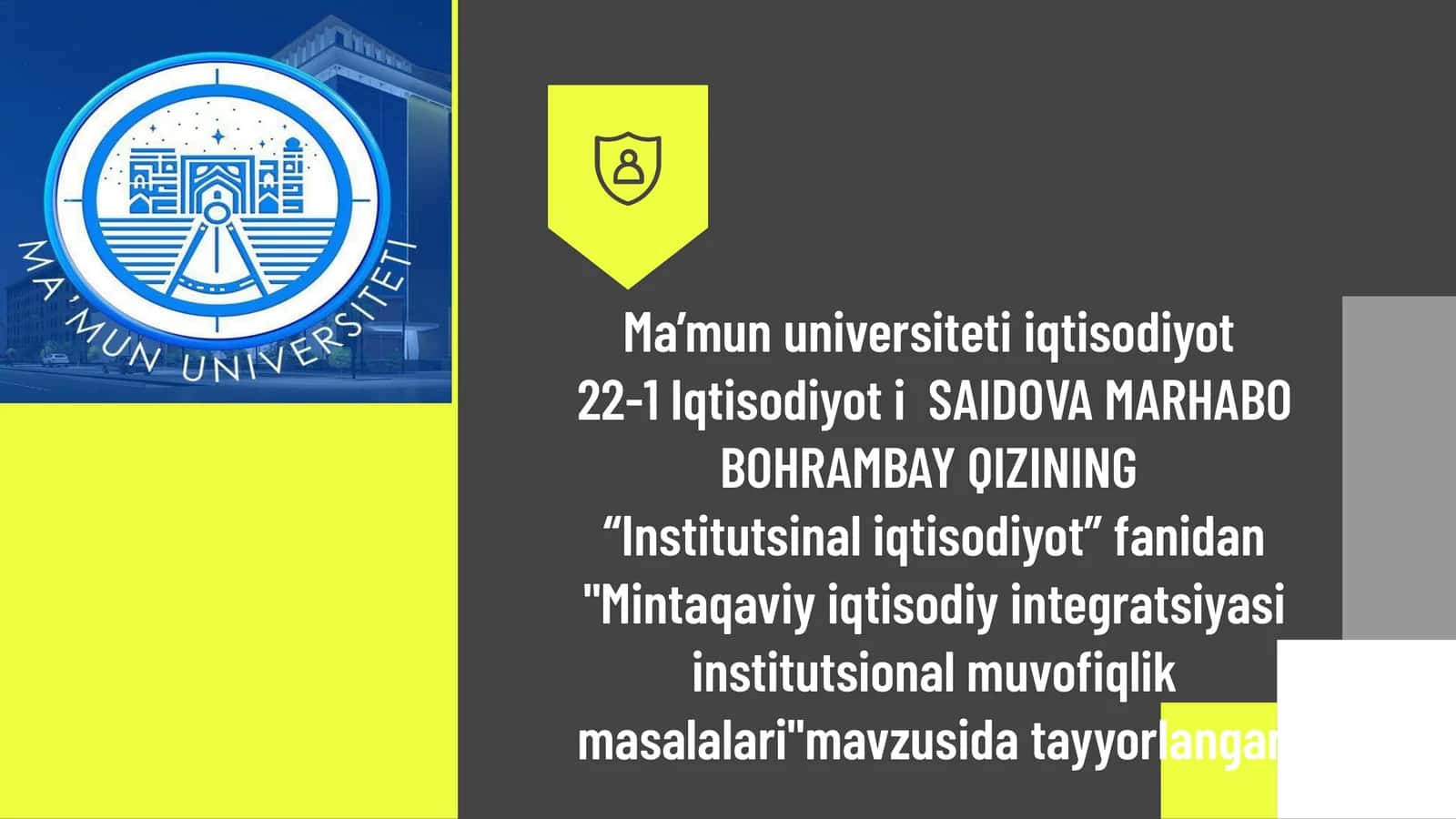 Institutsinal iqtisodiyot 1